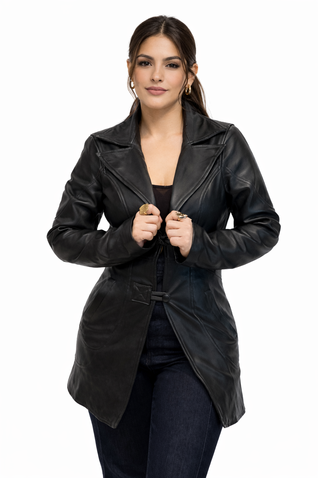 Abrigo Imperial 2 en 1 para Dama cuello Nevado
