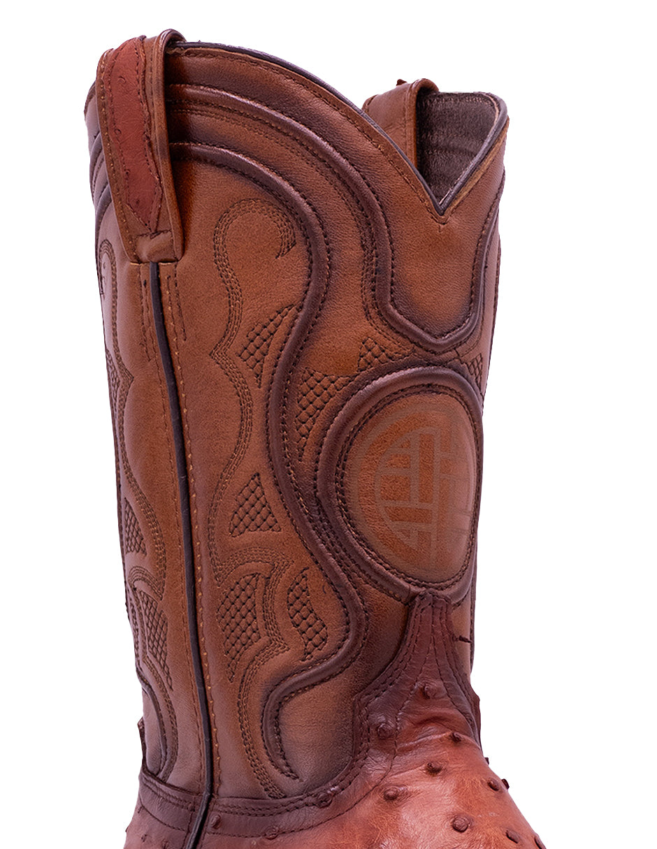 Avestruz Original Oval-Tacoma Shedron Para Caballero