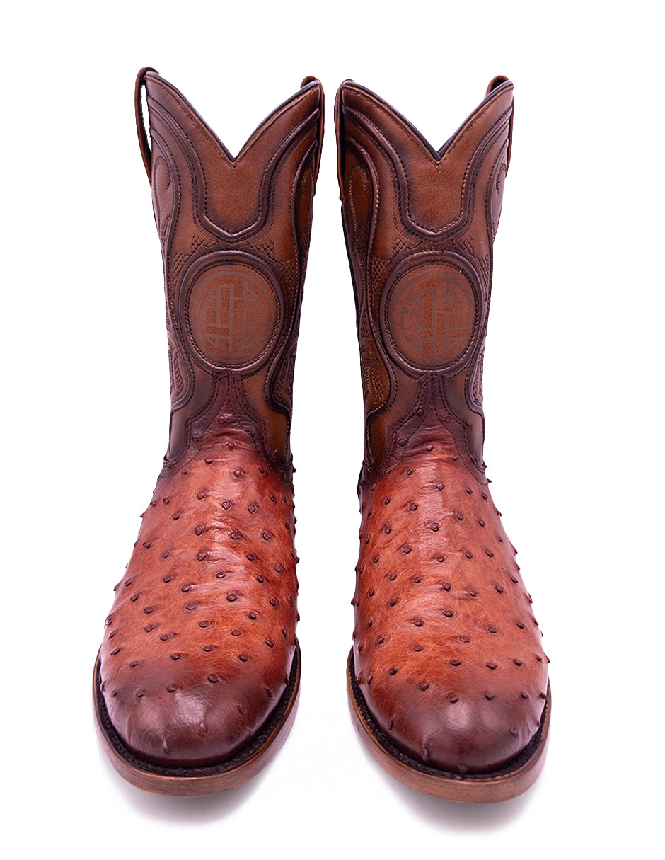 Avestruz Original Oval-Tacoma Shedron Para Caballero