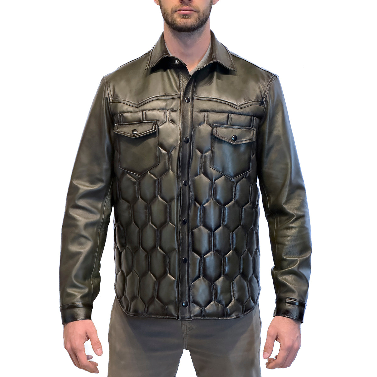Camisola Verde Deslavado Para Caballero