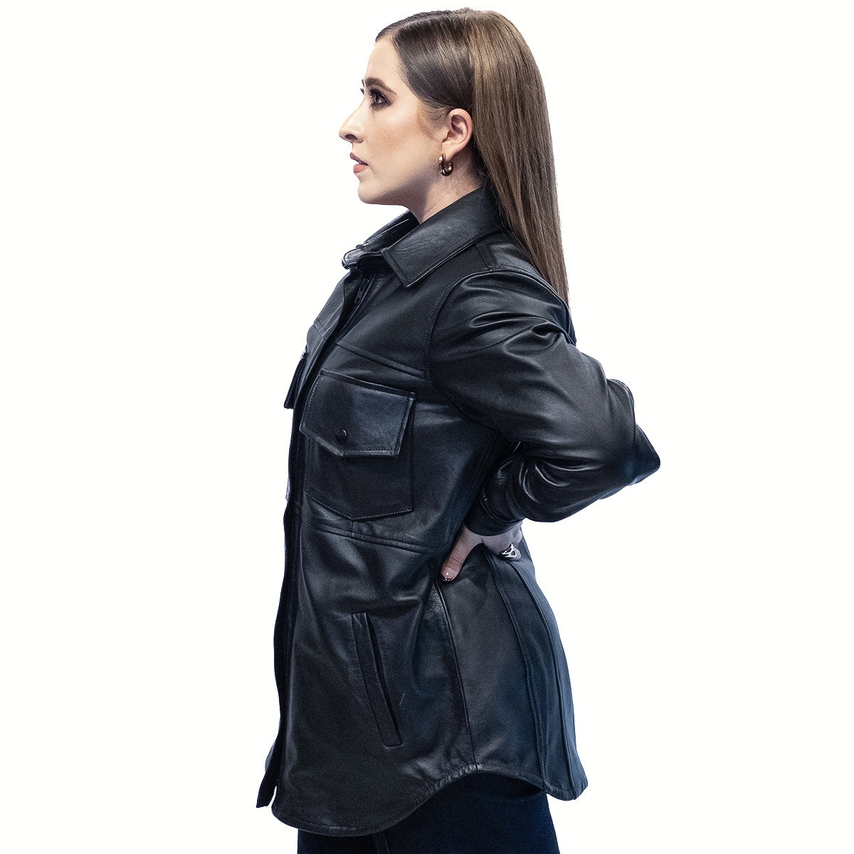 Camisola Negra Oversize para Dama