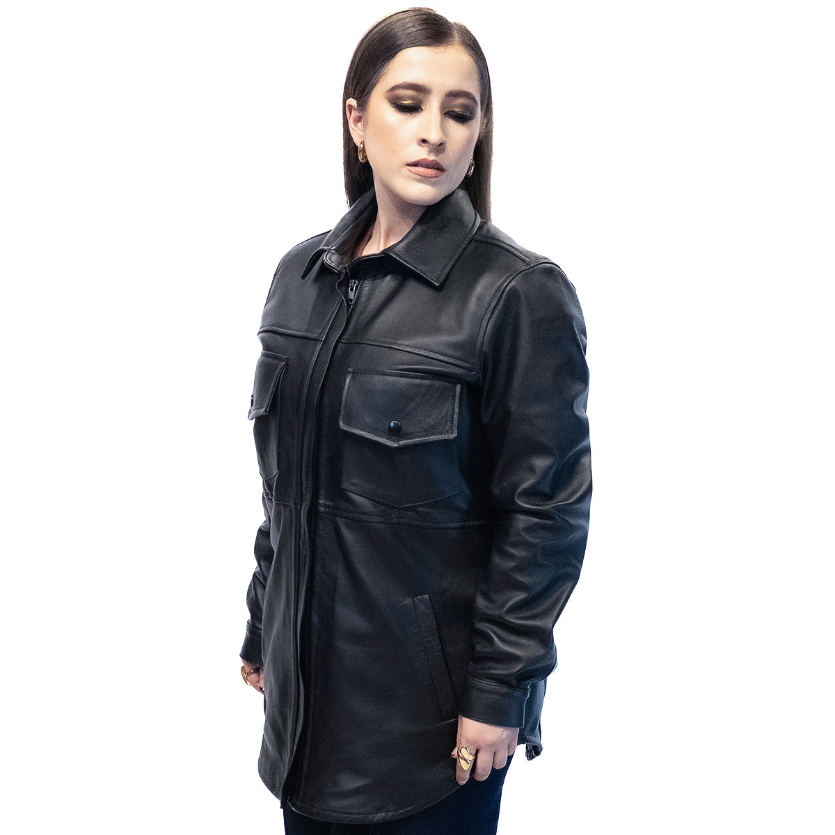 Camisola Negra Oversize para Dama