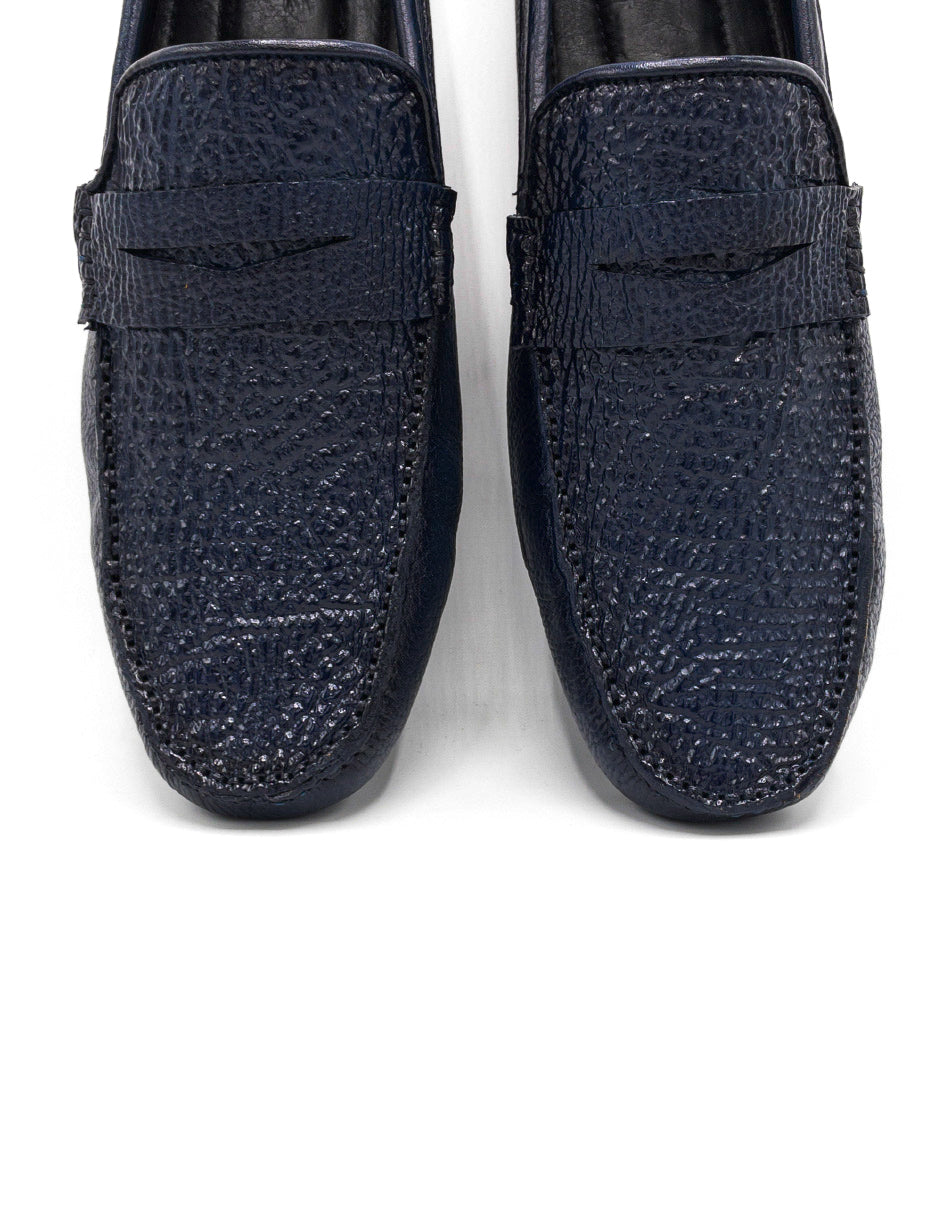 Mocasín Tiburón Azul Marino