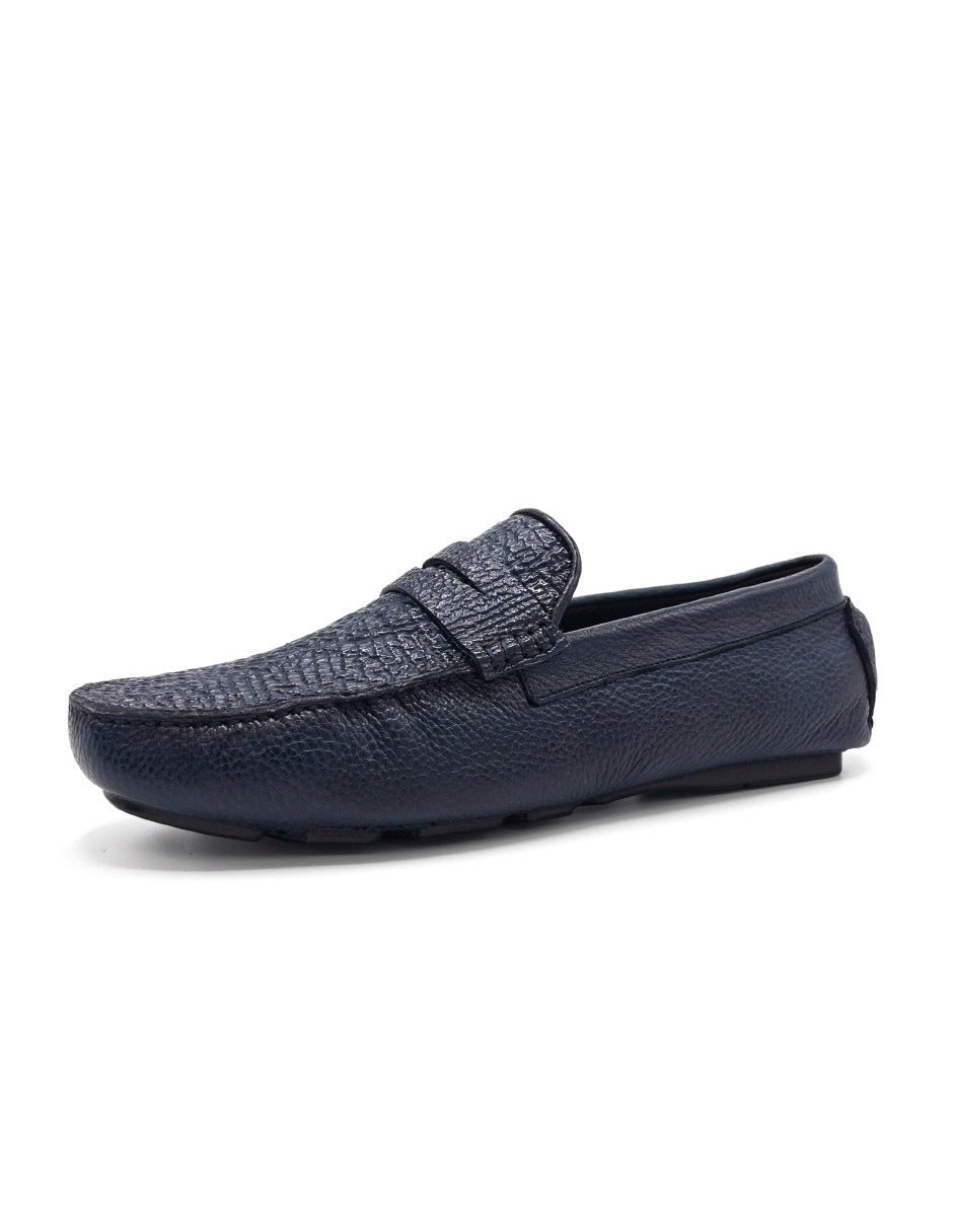 Mocasín Tiburón Azul Marino