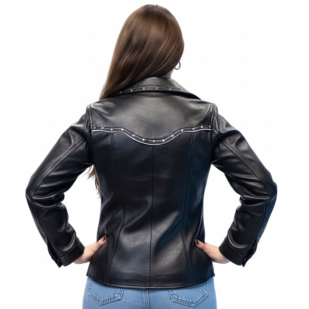 Camisola Negra Remache para Dama