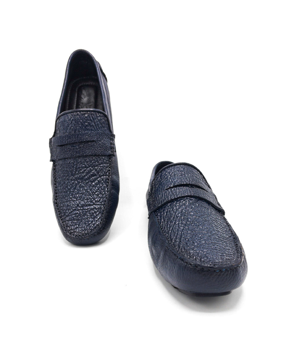 Mocasín Tiburón Azul Marino