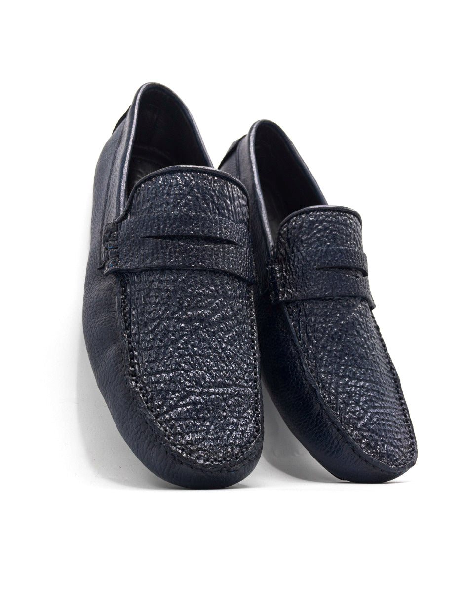 Mocasín Tiburón Azul Marino